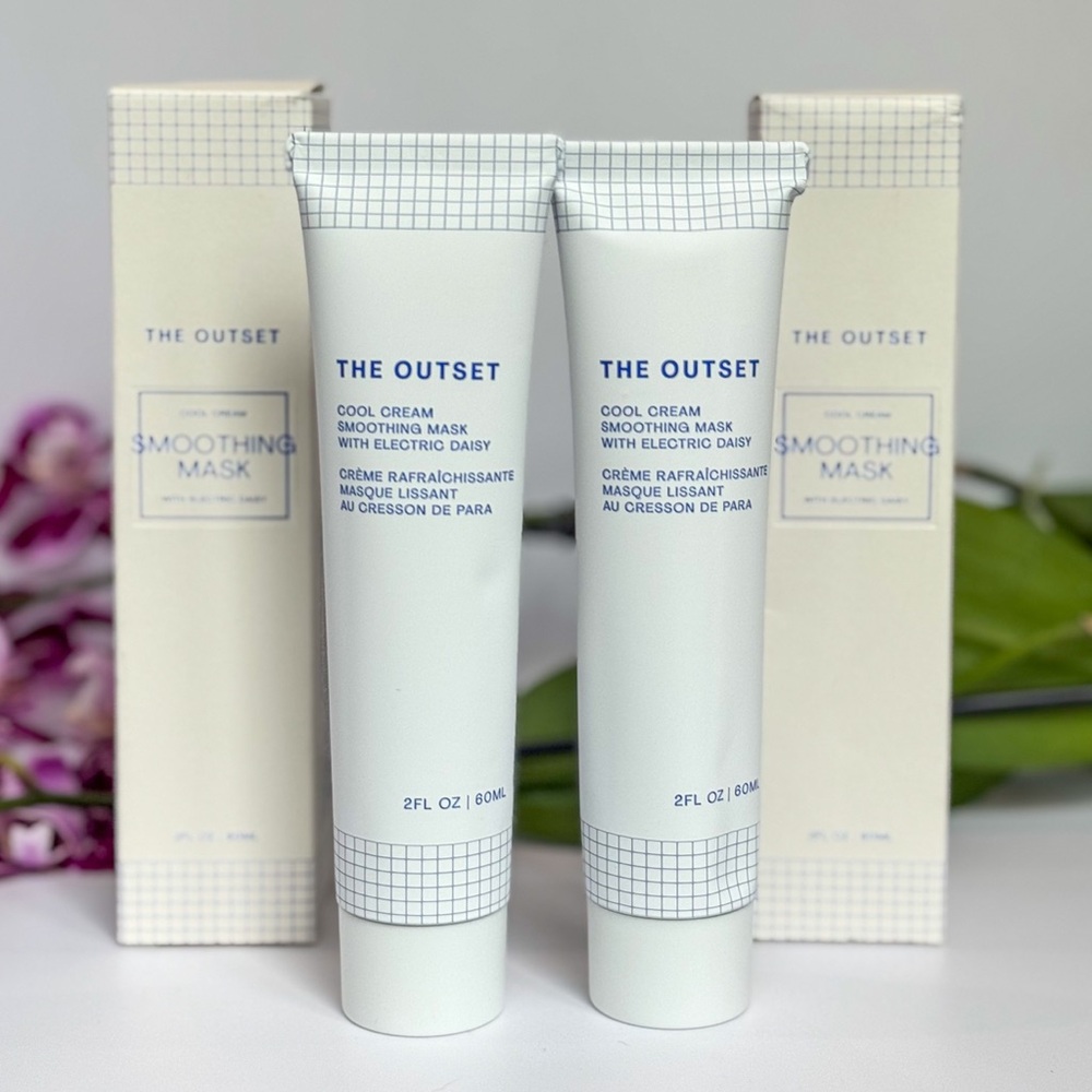 The Outset Cool Cream Smoothing Mask Duo - (2 x Full Size) $88 Retail